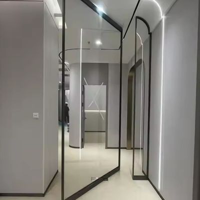 Alüminyum Çerçeve Cam Pivot Kapısı Müşteri Memnuniyeti İçin EPDM Kauçuk Dükkanı