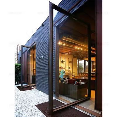 Alüminyum Çerçeve Cam Pivot Kapısı Müşteri Memnuniyeti İçin EPDM Kauçuk Dükkanı