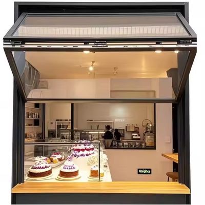 Ses yalıtımı olan alüminyum katlanabilir pencereler Çift cam ve katı sert cam