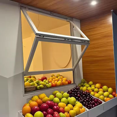 Ses yalıtımı olan alüminyum katlanabilir pencereler Çift cam ve katı sert cam