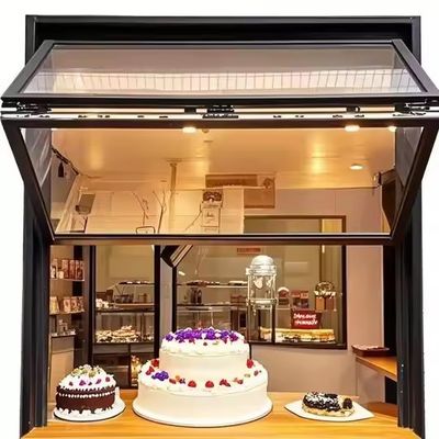 Ses yalıtımı olan alüminyum katlanabilir pencereler Çift cam ve katı sert cam