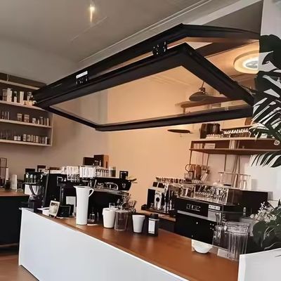 Ses yalıtımı olan alüminyum katlanabilir pencereler Çift cam ve katı sert cam