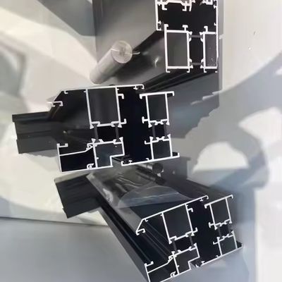 EDPM Kauçuk Şerit Pencere Dükkanı ve Donanımlı Ticari Kasırga Kanıtlı Çift Katlı Pencereler