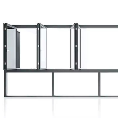 Dikey Alüminyum İki Katlı Pencere Özel Cam ve Çerçeve ile Yüksek Enerji Verimliliği