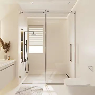 Otel Özelleştirilebilir Kaydırılabilir Sıvı Cam Duş Kabin Duş Kılıfı Kaydırılabilir Kapı