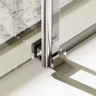 Alüminyum İç Mekan Banyo Kapısı Kasası Temperli Camlı Alüminyum Duşakabin