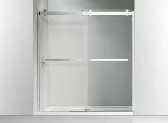 Alüminyum İç Mekan Banyo Kapısı Kasası Temperli Camlı Alüminyum Duşakabin