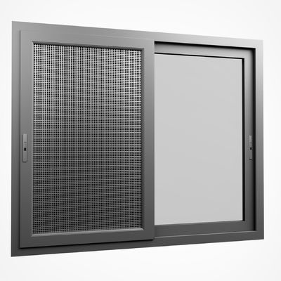 Çift Cam Ticari Alüminyum Kaydırıcı Pencereler