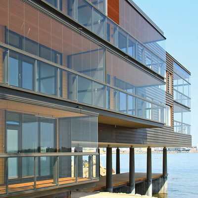 Beş Yıl Garantili ve Temperli Lamine Camlı Özelleştirilebilir U Kanal Cam Korkuluk