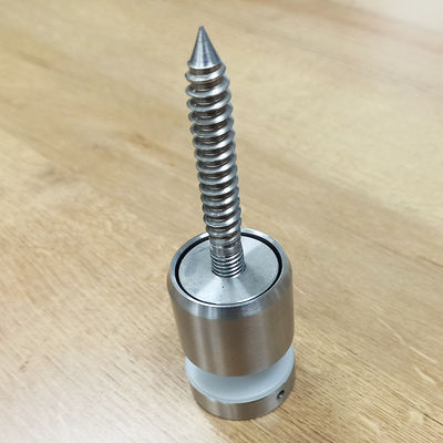 Düzenlenebilir Paslanmaz Çelik 304/316 Standoff Glass Railing Sistemi 8-12mm Cam için 30mm/42.4mm çaplı