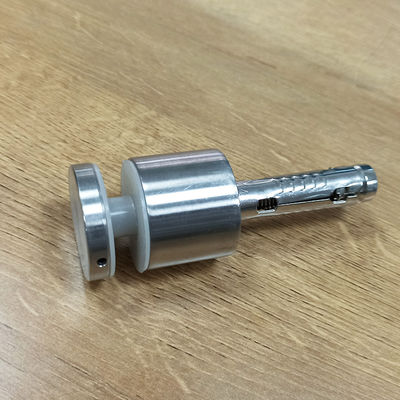 Düzenlenebilir Paslanmaz Çelik 304/316 Standoff Glass Railing Sistemi 8-12mm Cam için 30mm/42.4mm çaplı