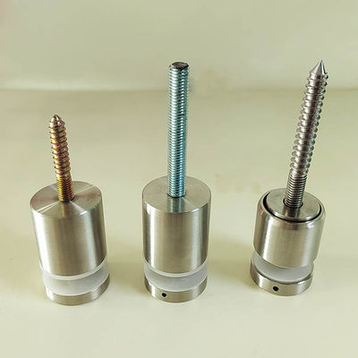 Düzenlenebilir paslanmaz çelik çerçevesiz duvar montajı cam korkuluk sabitleme sıkışıklık çentiği