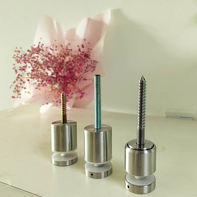 Düzenlenebilir paslanmaz çelik çerçevesiz duvar montajı cam korkuluk sabitleme sıkışıklık çentiği