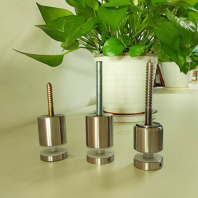 Düzenlenebilir paslanmaz çelik çerçevesiz duvar montajı cam korkuluk sabitleme sıkışıklık çentiği