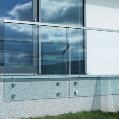 Adjustable Standoff Glass Railing System with Marine-Grade 316 Stainless Steel for 8-12mm Tempered Glass