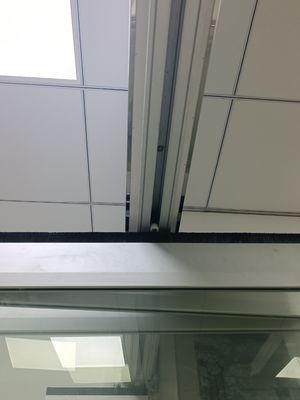 Kasırga Direnci Tempered Glass Bifold Kapı Yüksek Güvenlik Özel