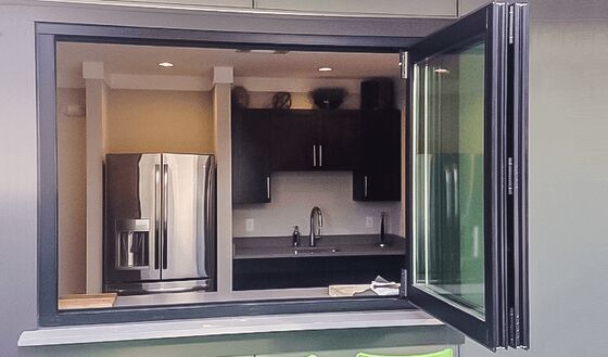 Dayanıklı Ticari ve Konut Alüminyum Çift Camlı Katlanabilir Pencereler