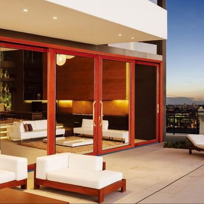 Performans Sağlam 50 yıllık uzun ömürlü dayanıklı büyük cam sürgülü kapı