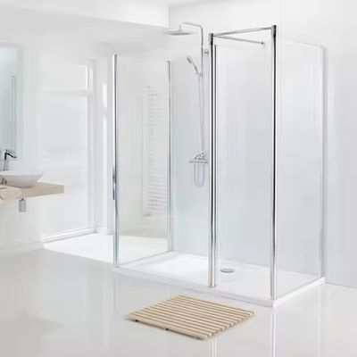 Özel Alüminyum İç Banyo Bölgesi 1.4mm Profil Kalınlığı ve Dondurulmuş Cam
